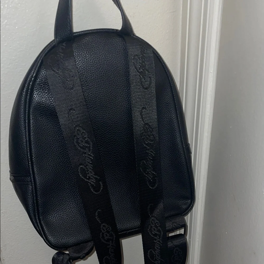 Ed Hardy Black Backpack with Colorful Tattoo Art - Picture 5 of 11